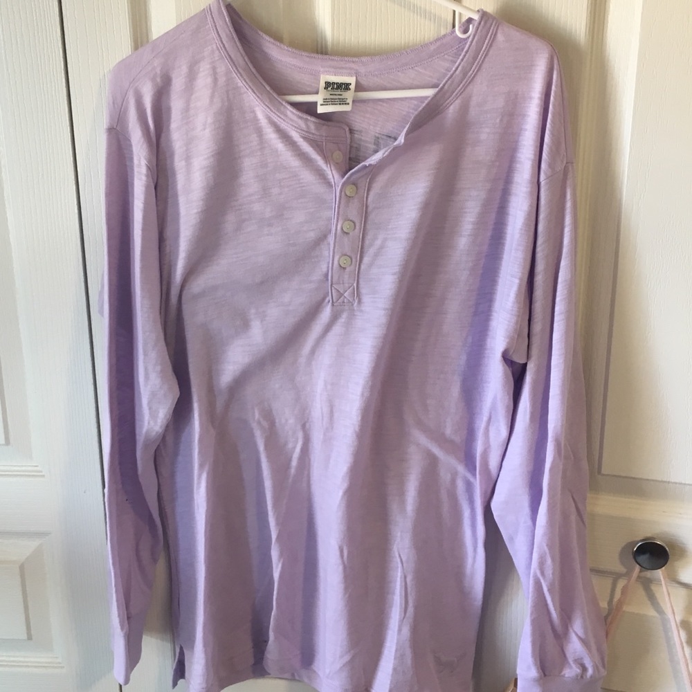 Lavender VS Pink long sleeve tee